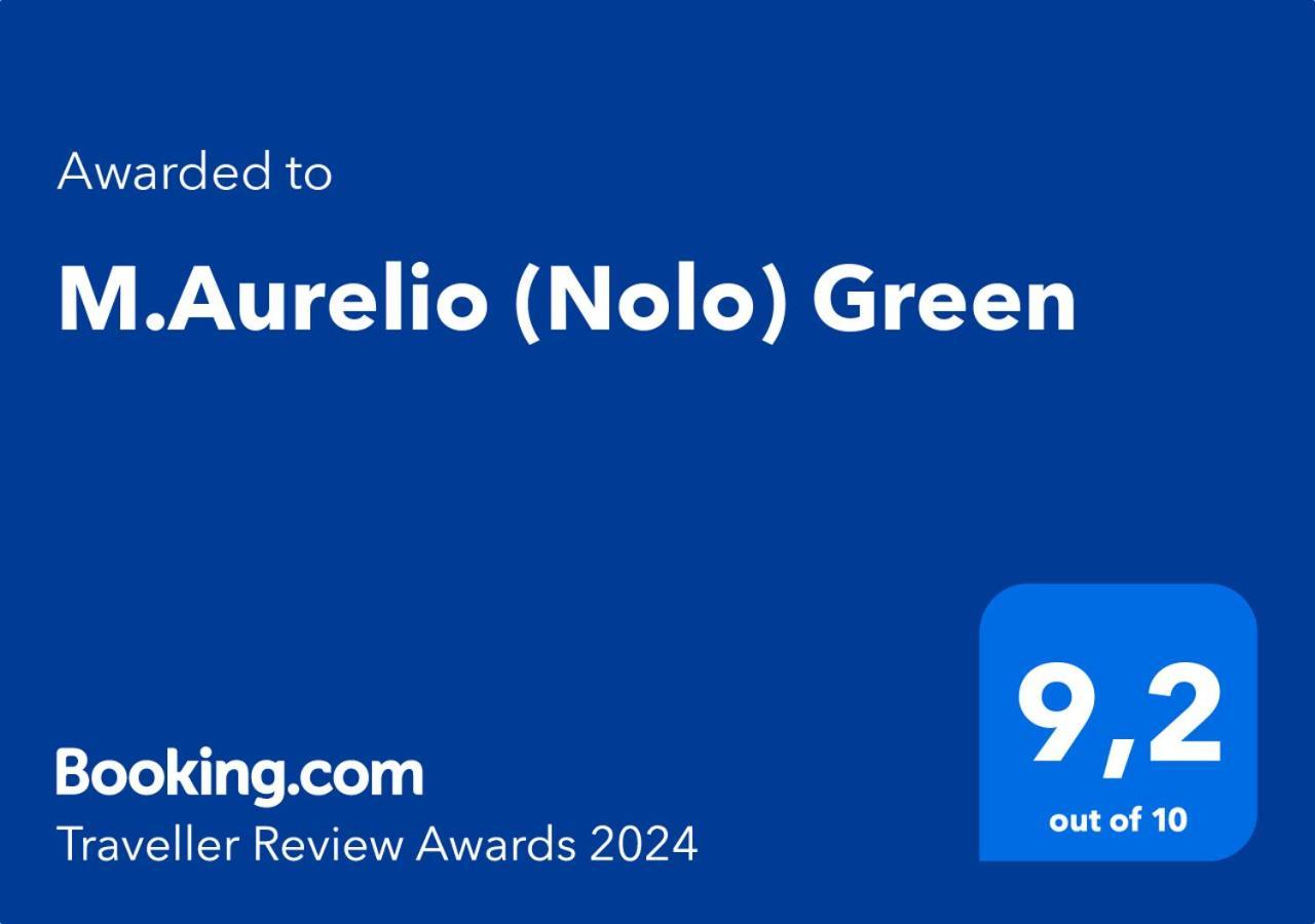 M.Aurelio Green Milan Bagian luar foto